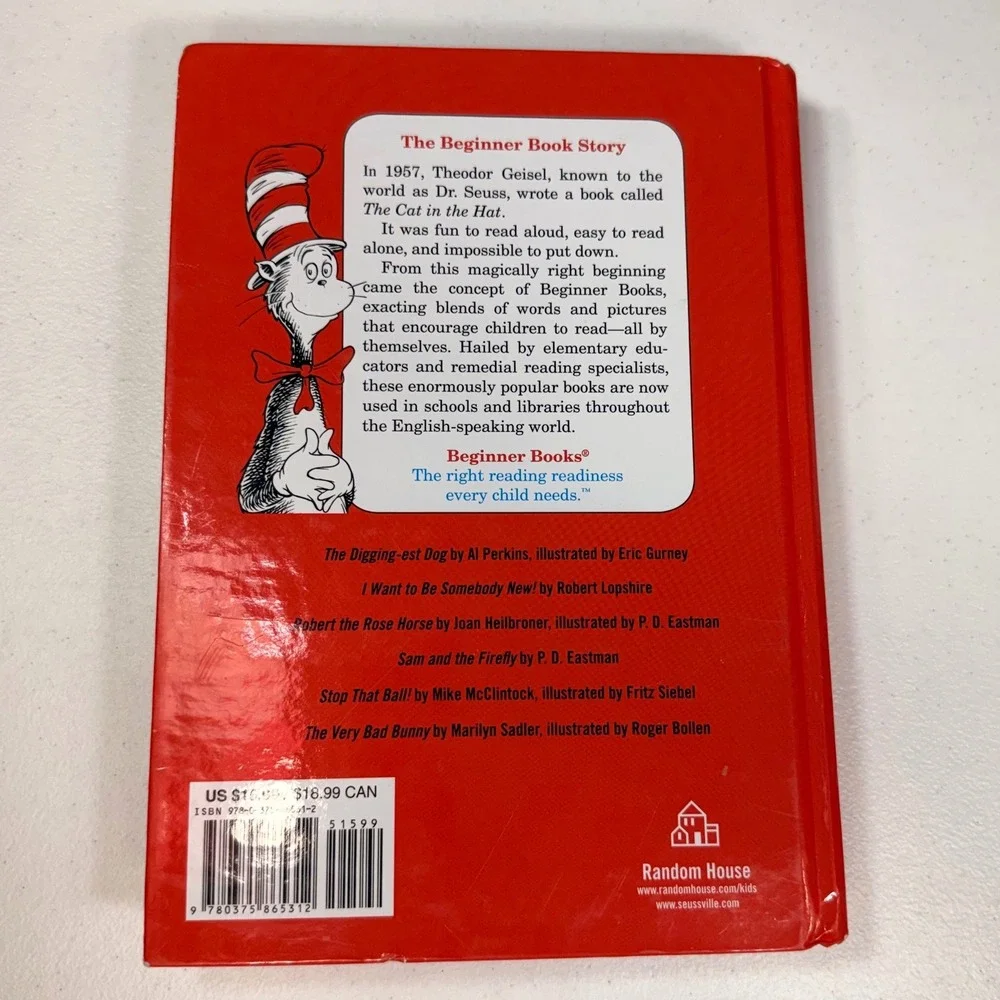 Random House The Big Red Book of Beginner Books Hardcover 6 Stories Anthology